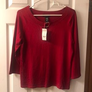 Gorgeous red sweater!